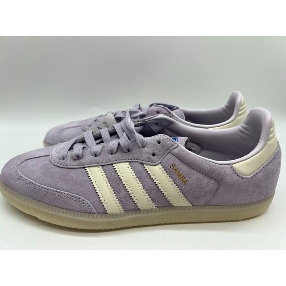 adidas Samba OG Silver Dawn Chalk IG6176 Men's Size 9.5 NEW - Picture 2 of 12